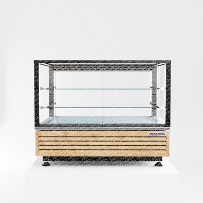 واجهة عرض بمظهر خشبي مقاس 120 فراست إير FROST AIR 24 واجهة عرض